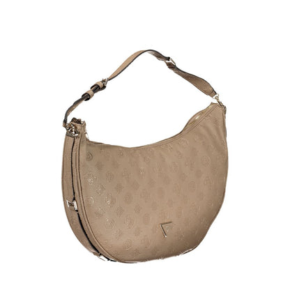 Guess Jeans Beige Polyethylen Handtasche