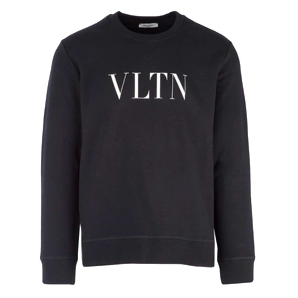 Valentino Schwarzer Baumwollpullover