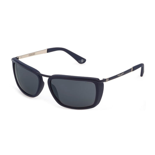 Police Graue Metall-Sonnenbrille