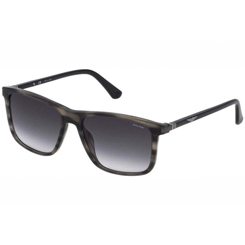 Police Braune Metall-Sonnenbrille