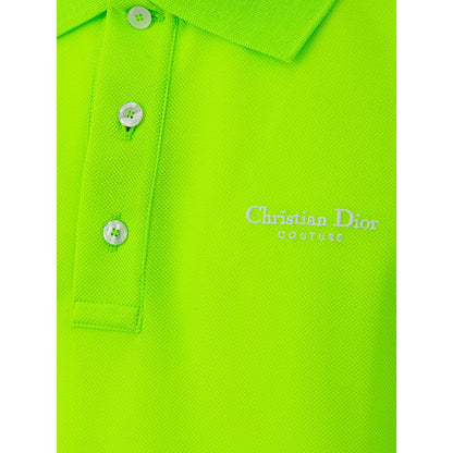 Dior Grünes Baumwoll-Poloshirt