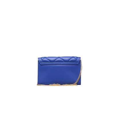 Love Moschino Blau Polyethylen Frauen Crossbody Tasche