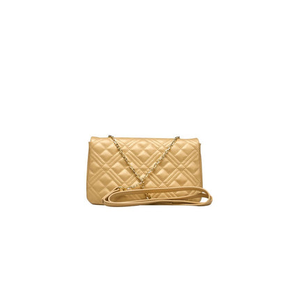 Love Moschino Gold Polyethylen Frauen Crossbody Tasche