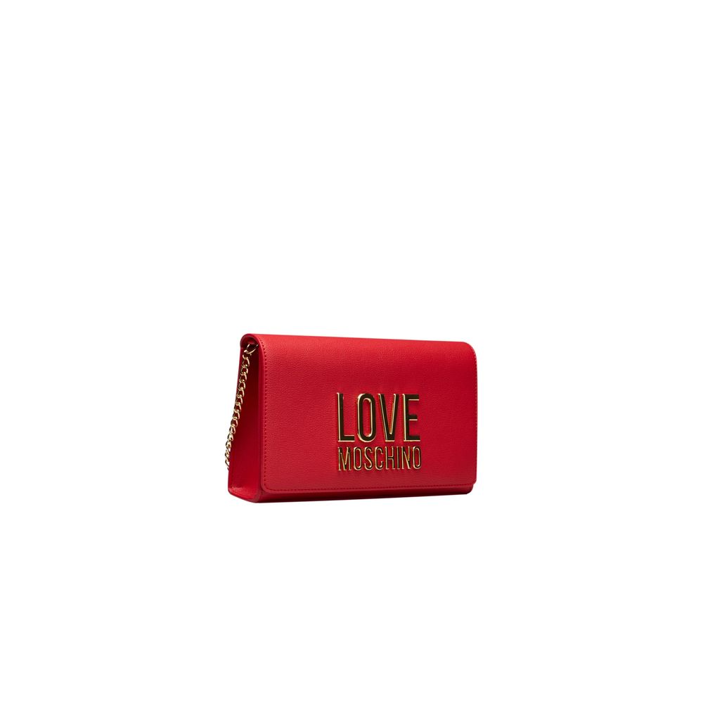 Love Moschino Rote Polyethylen Frauen Crossbody Tasche