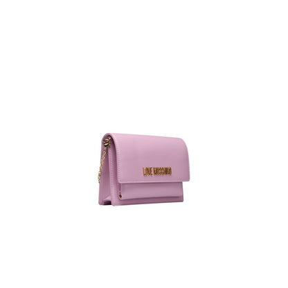 Love Moschino Lila Polyethylen Frauen Crossbody