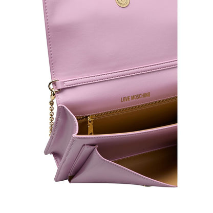 Love Moschino Lila Polyethylen Frauen Crossbody