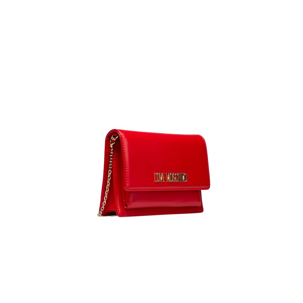 Love Moschino Rote Polyethylen Frauen Crossbody Tasche