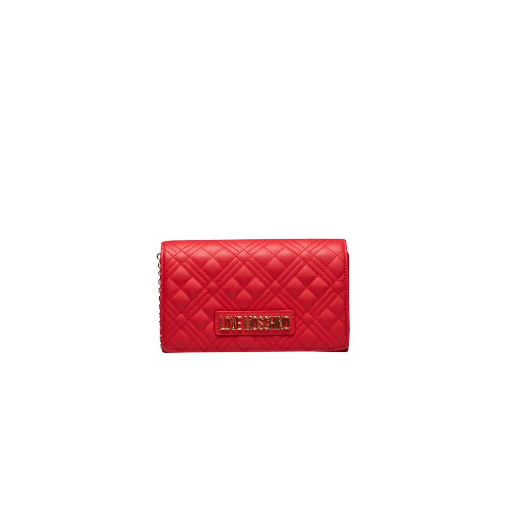 Love Moschino Rote Polyethylen Frauen Crossbody Tasche