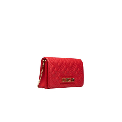 Love Moschino Rote Polyethylen Frauen Crossbody Tasche