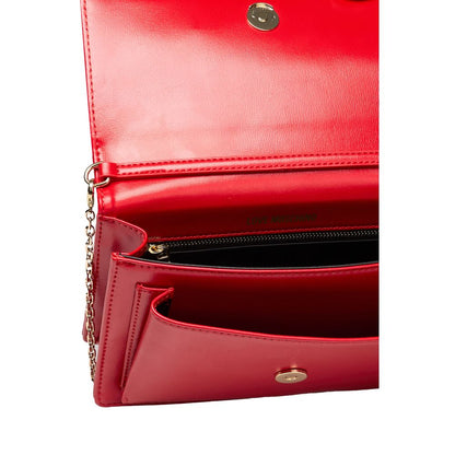 Love Moschino Rote Polyethylen Frauen Crossbody Tasche