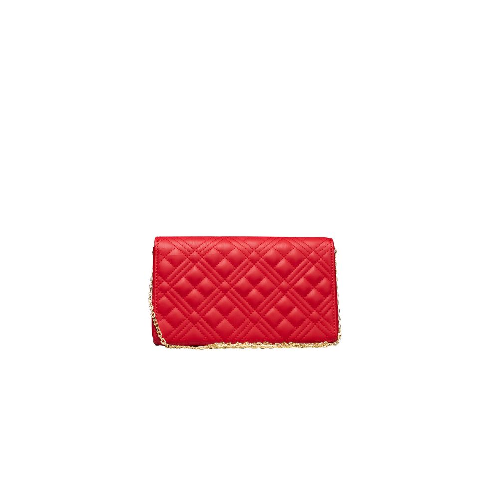 Love Moschino Rote Polyethylen Frauen Crossbody Tasche