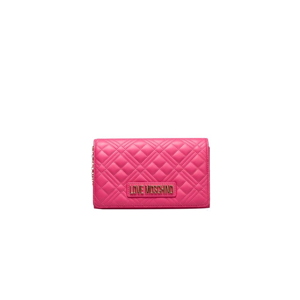 Love Moschino Fuchsia Polyethylen Frauen Crossbody Tasche