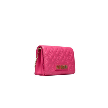 Love Moschino Fuchsia Polyethylen Frauen Crossbody Tasche