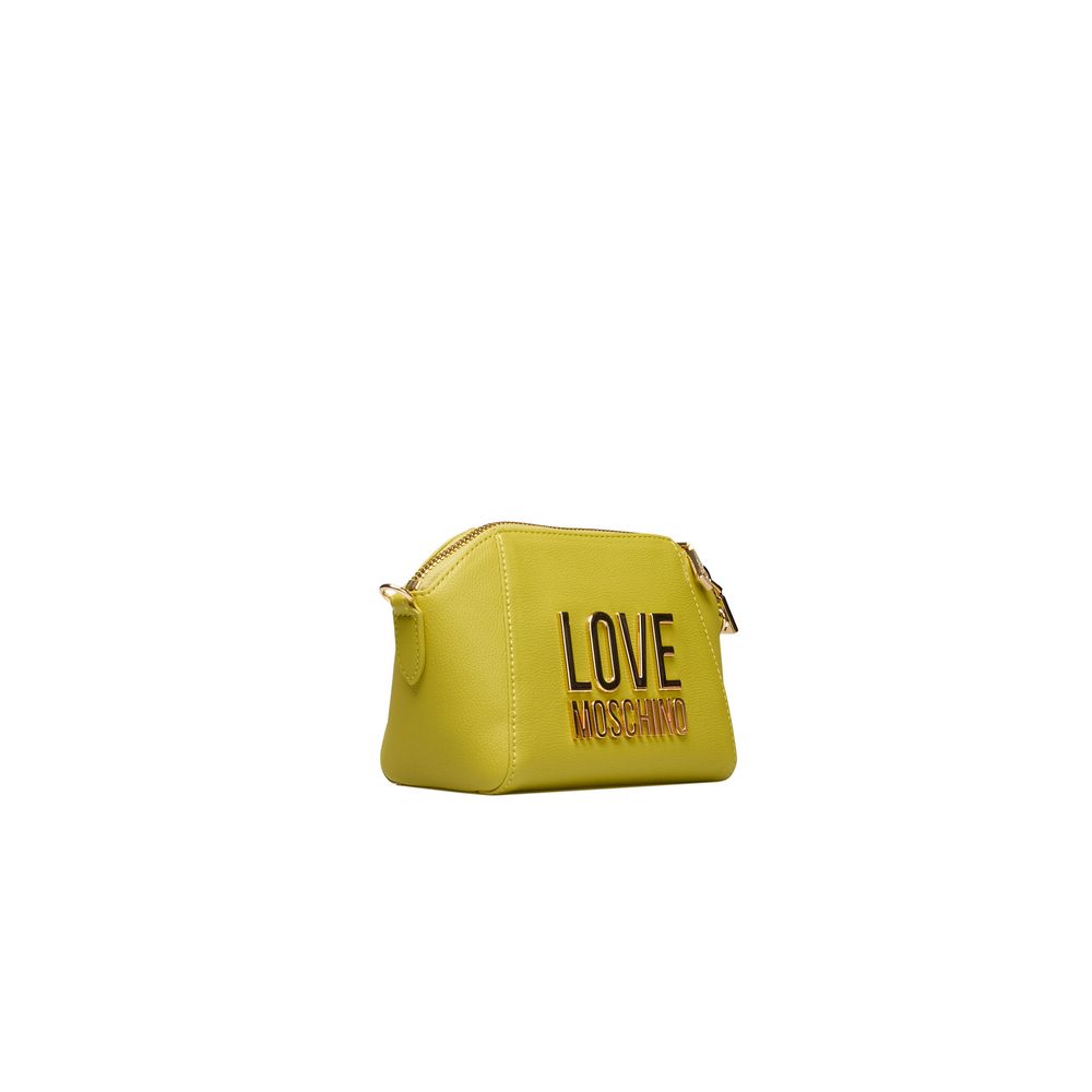 Love Moschino Gelbe Polyethylen Frauen Crossbody Tasche