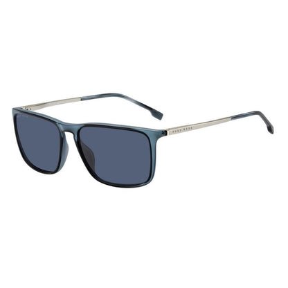 Hugo Boss Blaue Metall-Sonnenbrille