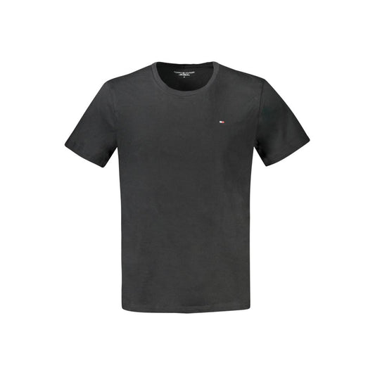 Tommy Hilfiger Schwarzes T-Shirt aus Baumwolle