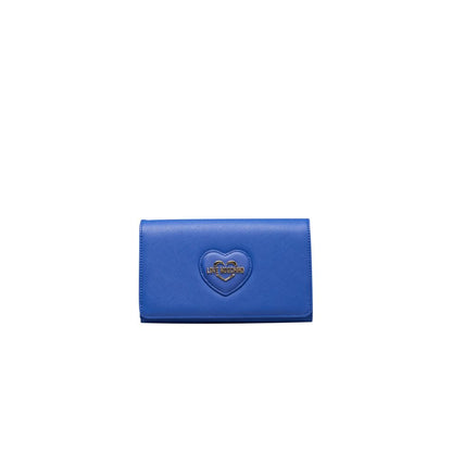 Love Moschino Blau Polyethylen Frauen Crossbody Tasche