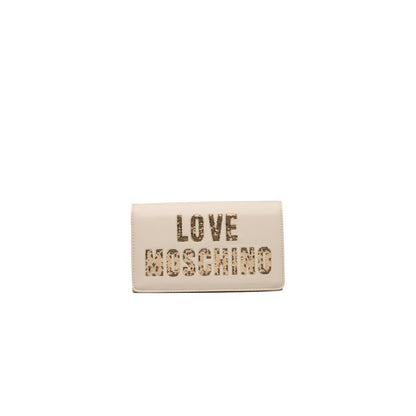 Love Moschino Beige Polyethylen Frauen Crossbody Tasche