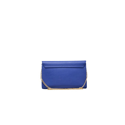 Love Moschino Blau Polyethylen Frauen Crossbody