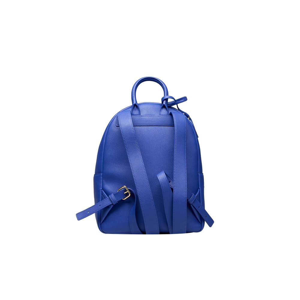 Love Moschino Blauer Polyethylen-Rucksack für Frauen