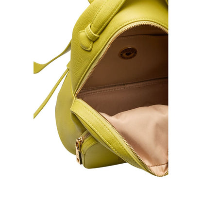 Love Moschino Gelber Polyethylen-Rucksack für Frauen