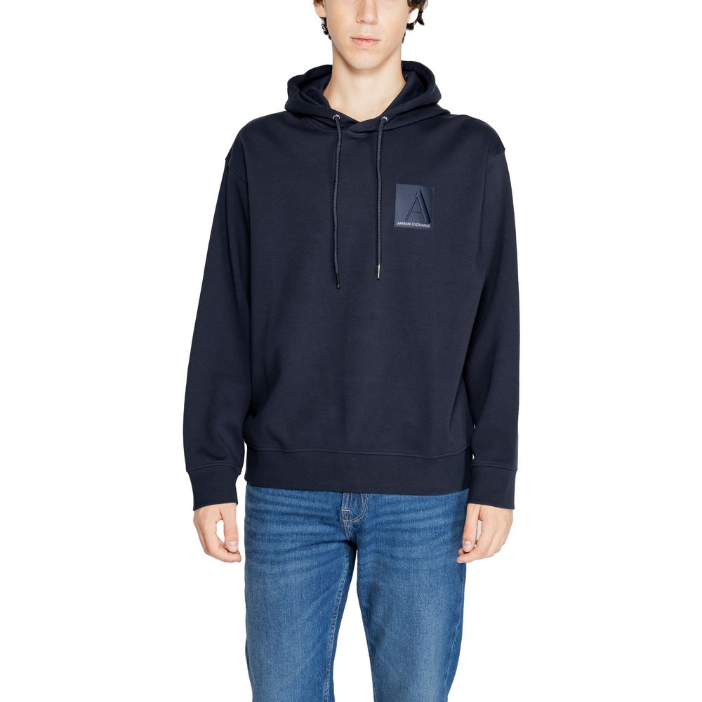 Armani Exchange Blauer Baumwollpullover