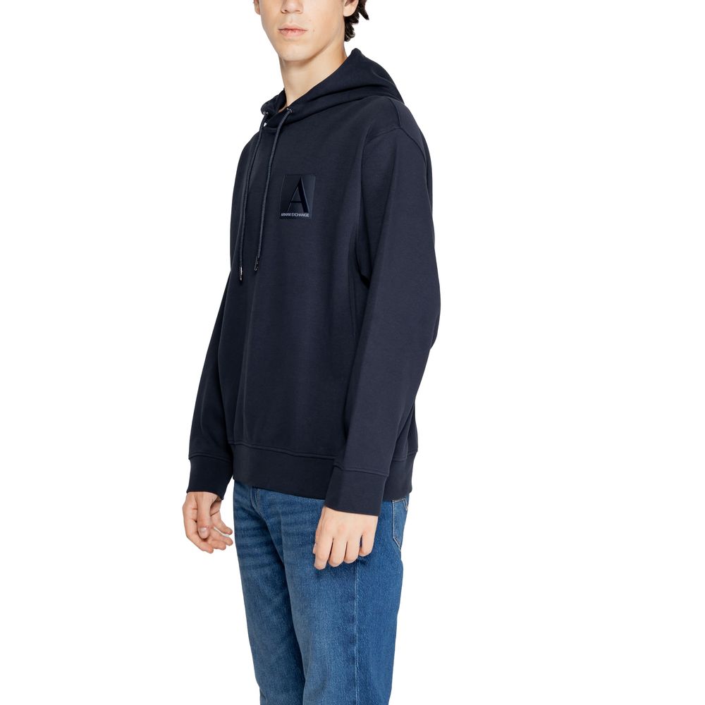 Armani Exchange Blauer Baumwollpullover