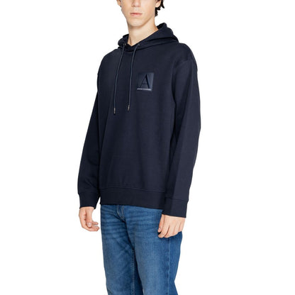 Armani Exchange Blauer Baumwollpullover