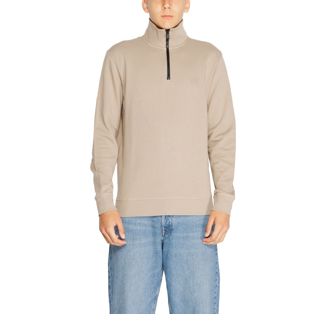 Hugo Boss Brauner Baumwollpullover