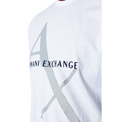 Armani Exchange T-Shirt aus weißer Baumwolle