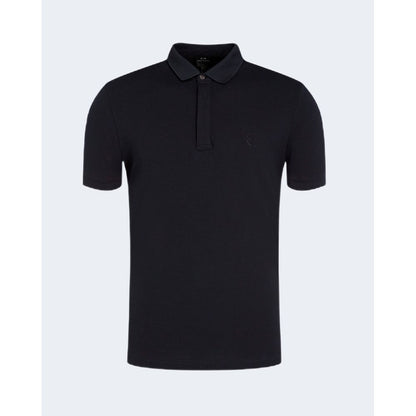 Armani Exchange Blaues Baumwoll-Poloshirt