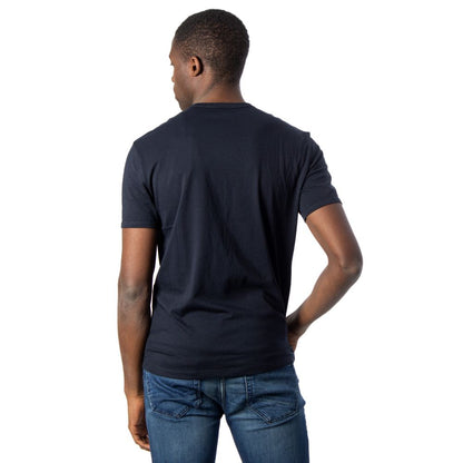 Armani Exchange T-Shirt aus blauer Baumwolle