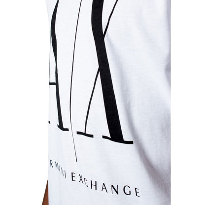 Armani Exchange T-Shirt aus weißer Baumwolle