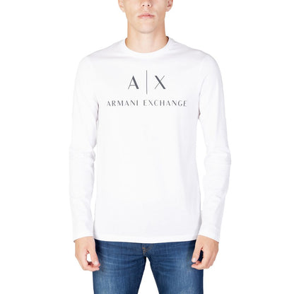 Armani Exchange Weißes Baumwollhemd