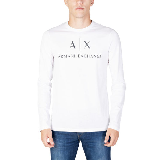 Armani Exchange Weißes Baumwollhemd