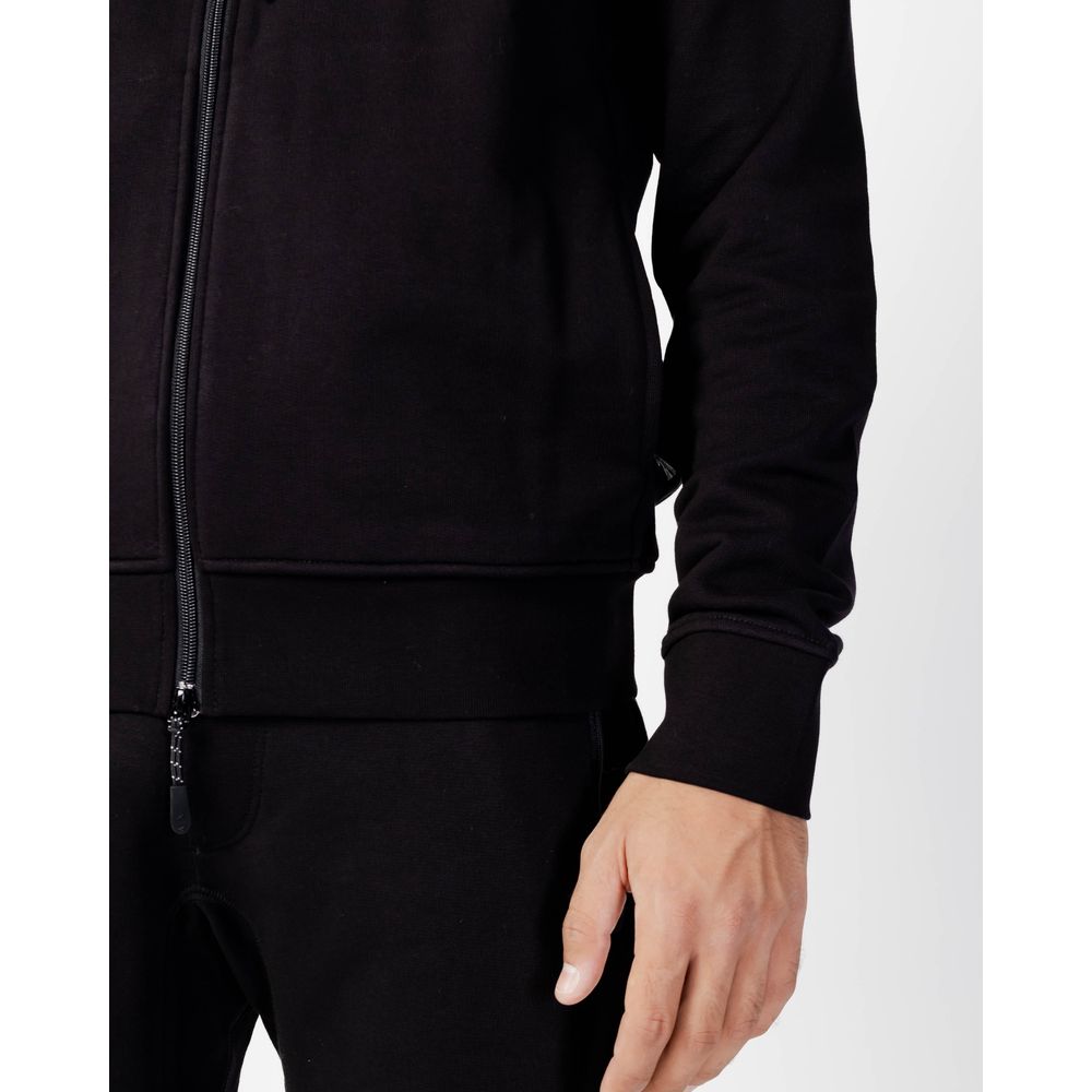 Armani Exchange Schwarzer Baumwollpullover