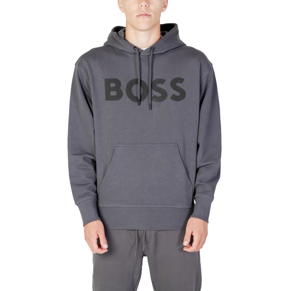 Hugo Boss Grauer Baumwollpullover