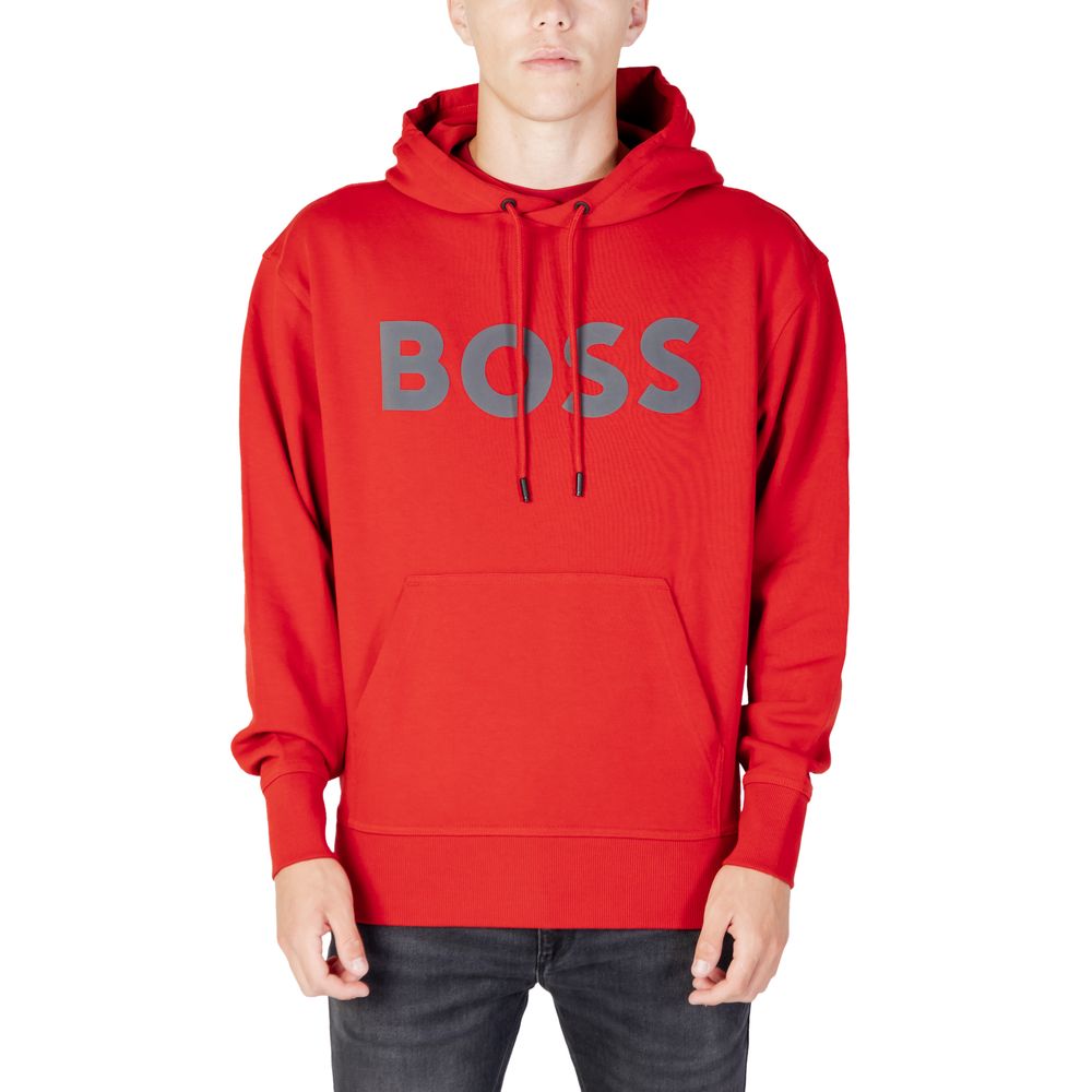 Hugo Boss Roter Baumwollpullover