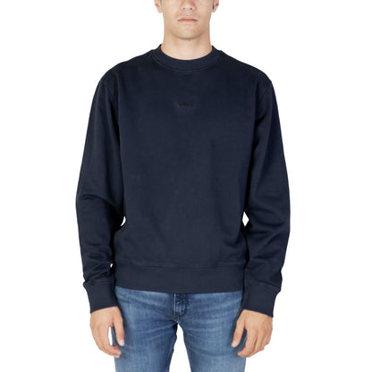 Hugo Boss Blauer Baumwollpullover