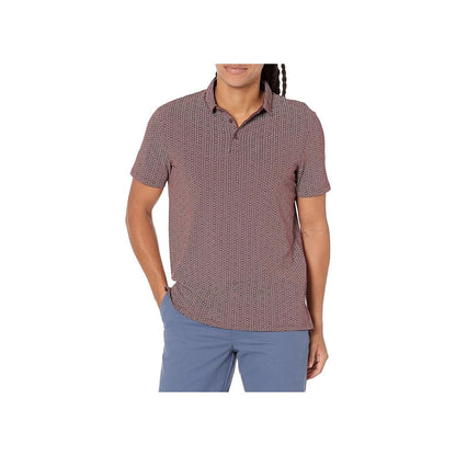 Armani Exchange Bordeauxfarbenes Baumwoll-Poloshirt