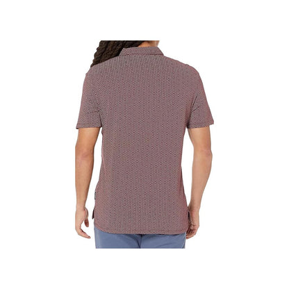 Armani Exchange Bordeauxfarbenes Baumwoll-Poloshirt