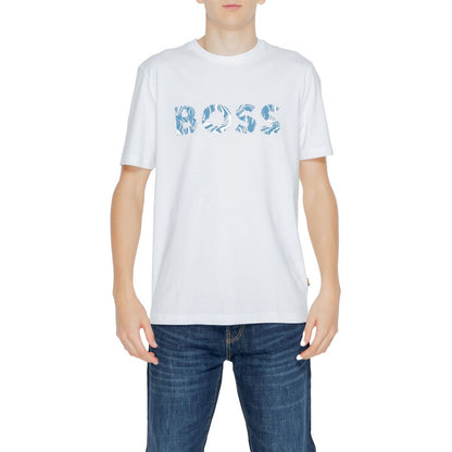 Hugo Boss T-Shirt aus weißer Baumwolle