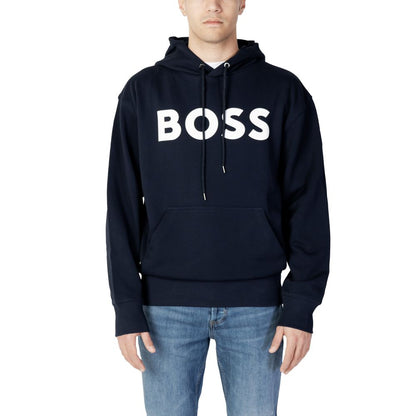 Hugo Boss Blauer Baumwollpullover