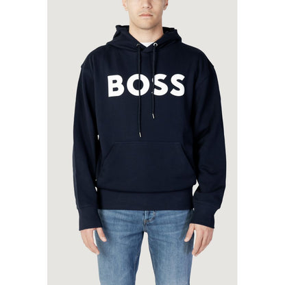 Hugo Boss Blauer Baumwollpullover