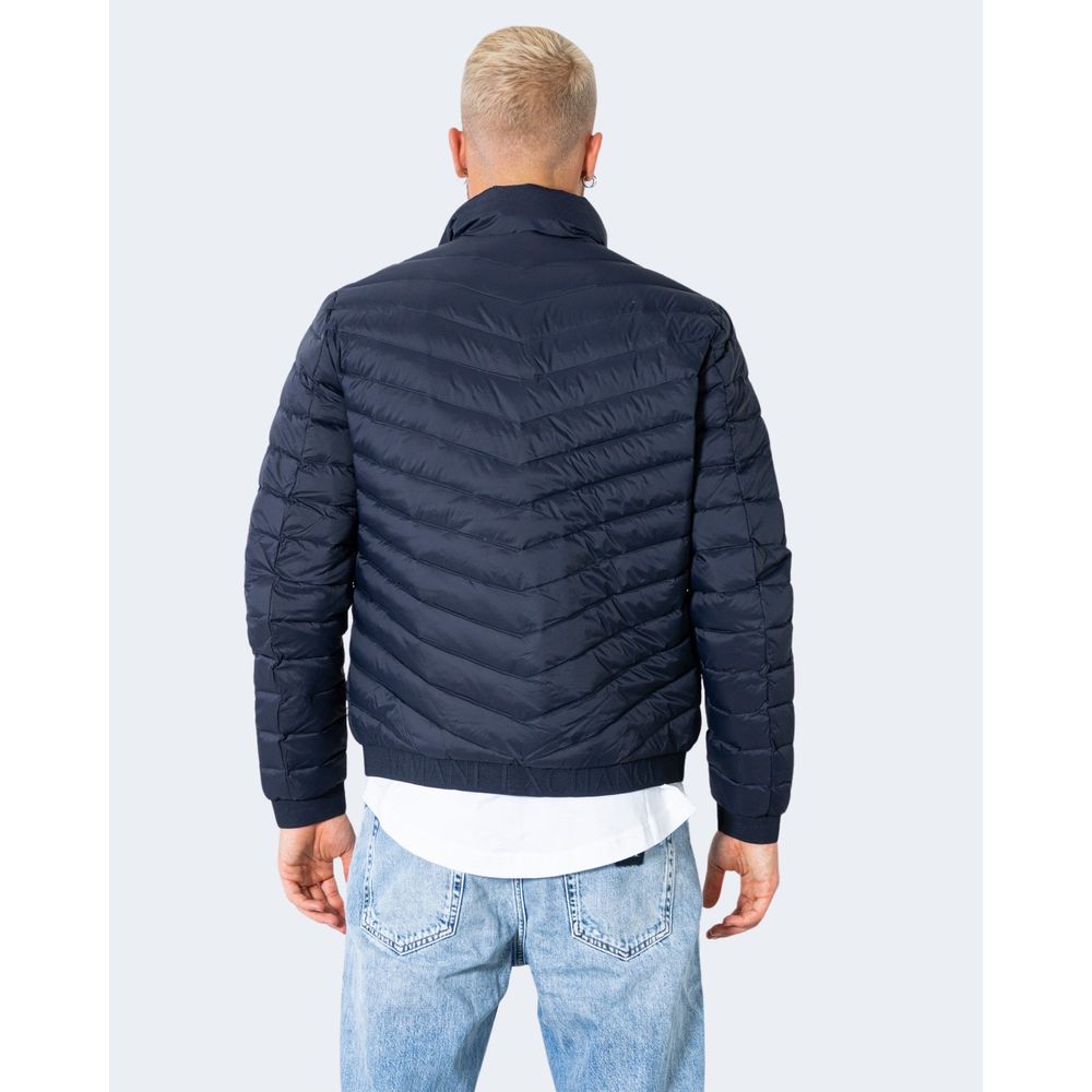 Armani Exchange Blaue Polyester-Jacke