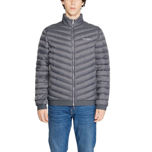 Armani Exchange Graue Polyester-Jacke