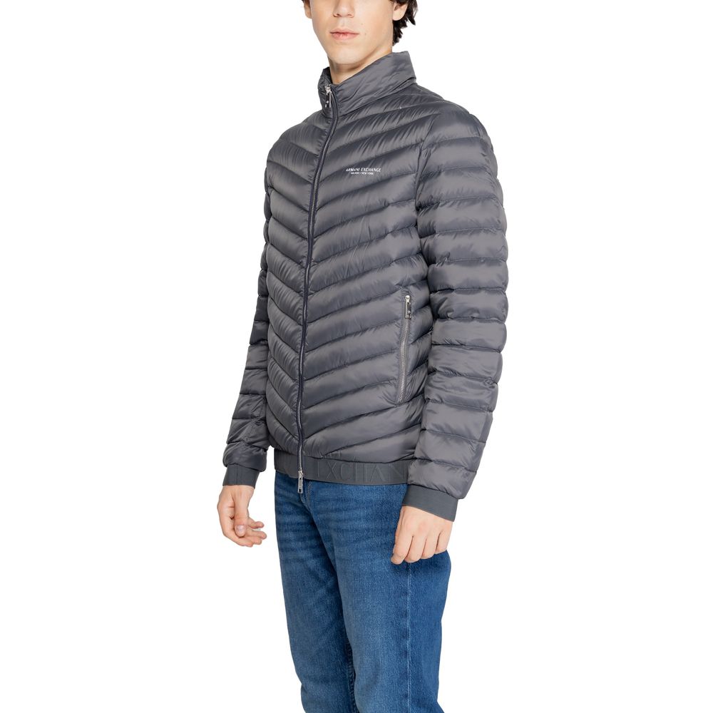 Armani Exchange Graue Polyester-Jacke