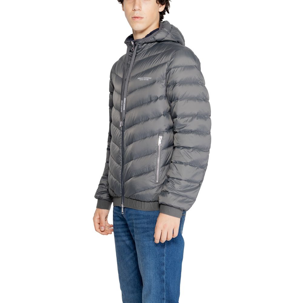 Armani Exchange Graue Polyester-Jacke