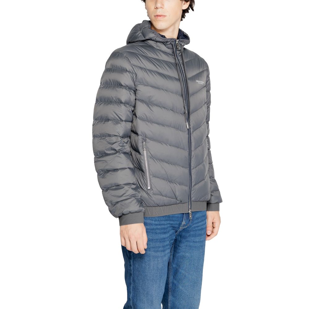 Armani Exchange Graue Polyester-Jacke