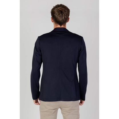 Armani Exchange Blauer Viskose-Blazer